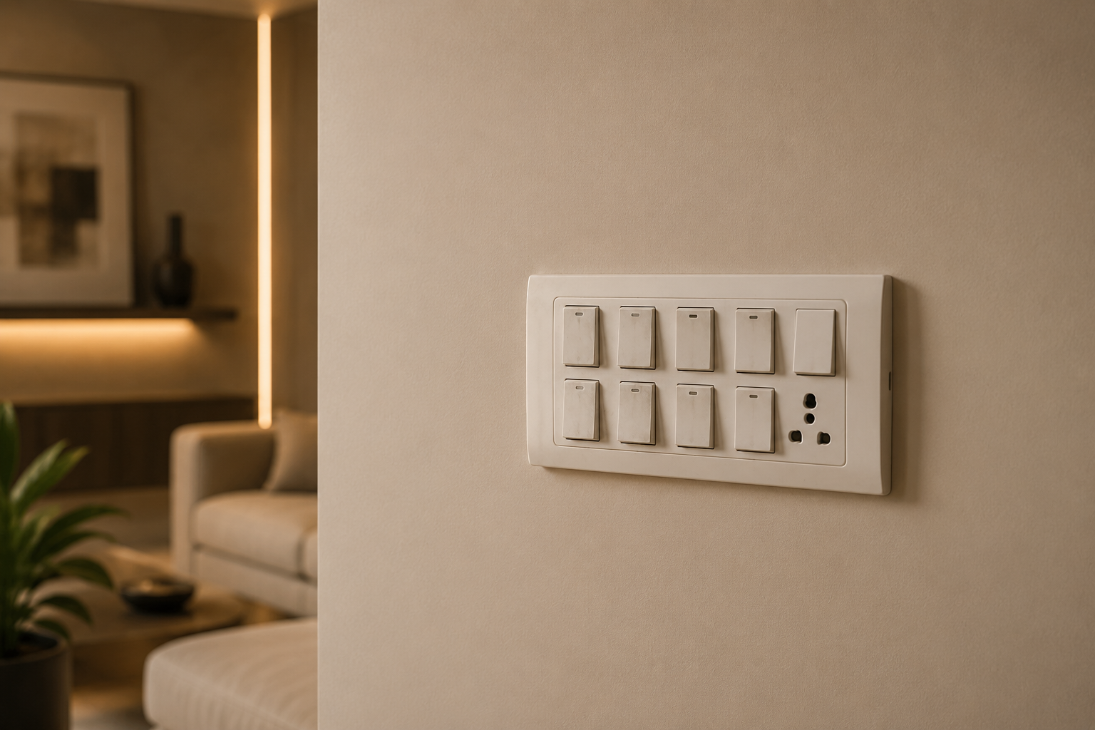 Old switch installation