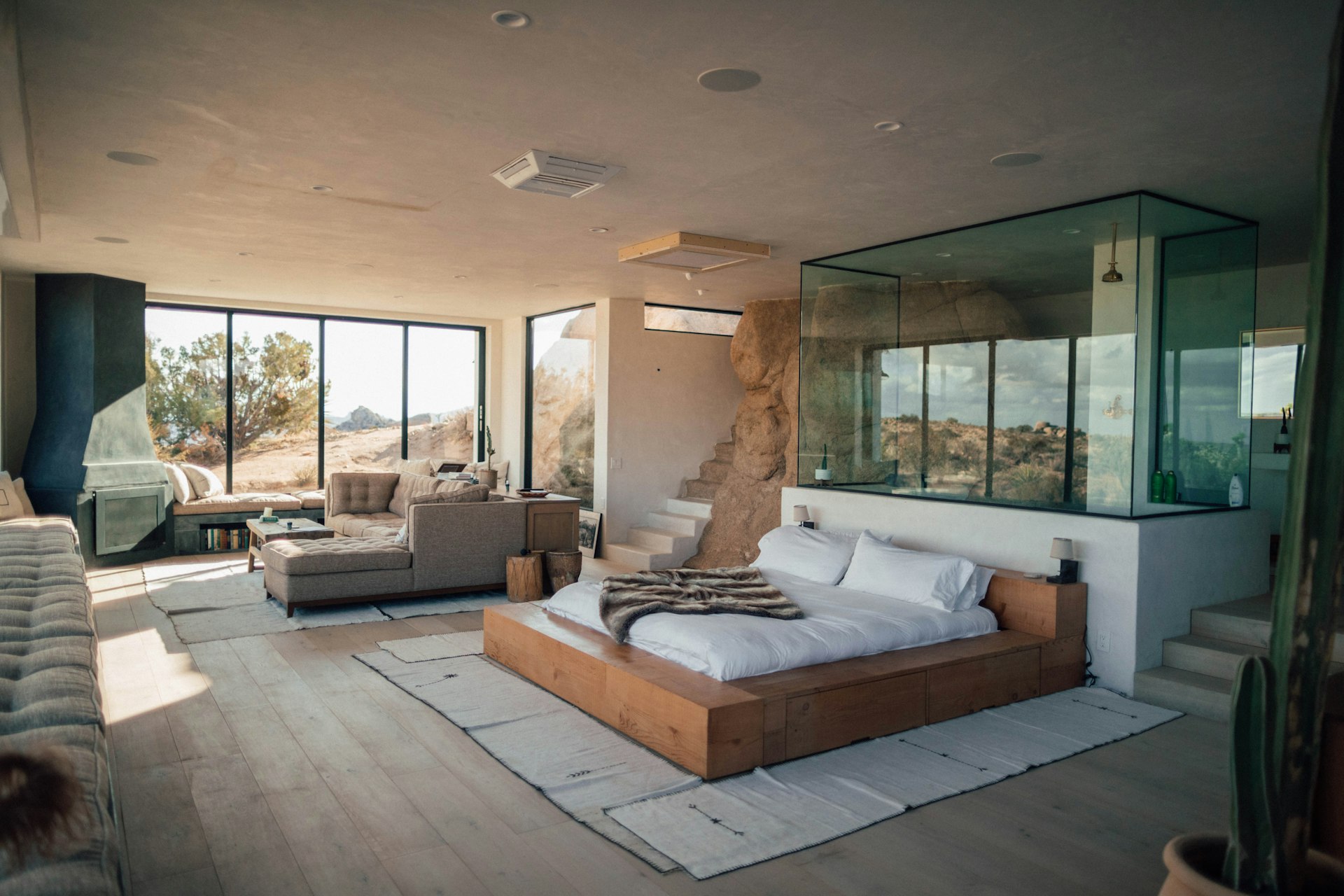 Hotel room with Clarvio panels