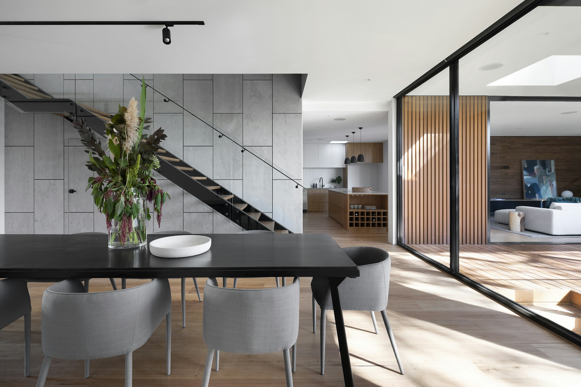 Kitchen with Clarvio installation